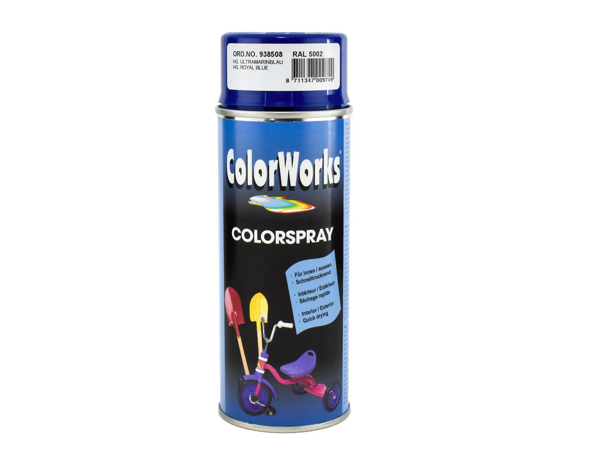 Färgspray ColorWorks - Blå (RAL5002)