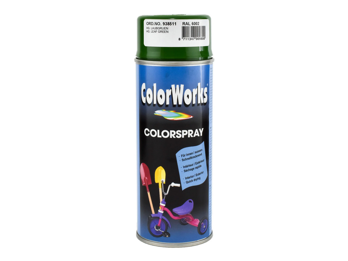 Färgspray ColorWorks - Grön (RAL6002)