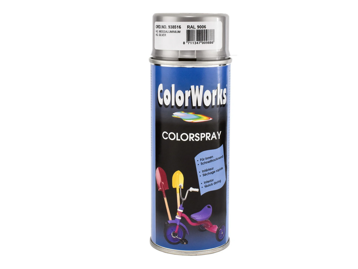 Färgspray ColorWorks - Silver (RAL9006)