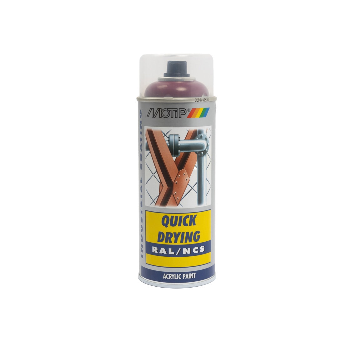 Färgspray MOTIP Vinröd 400ml