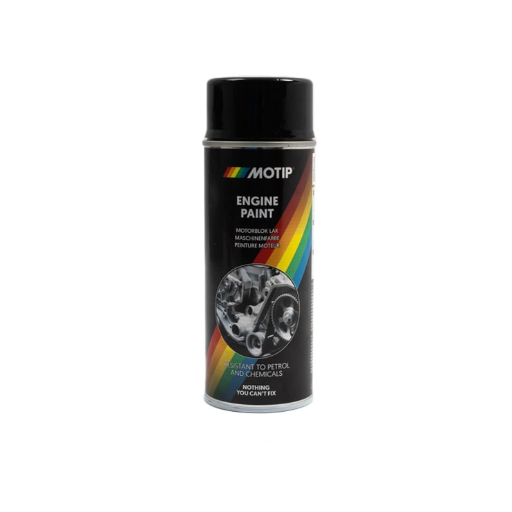 Motorfärg Svart (400ml)