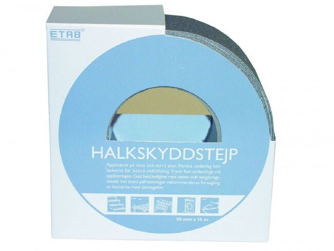 Halkskyddstejp svart, 50mm x 15m