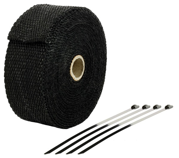 Avgasbandage 10m/Svart 
