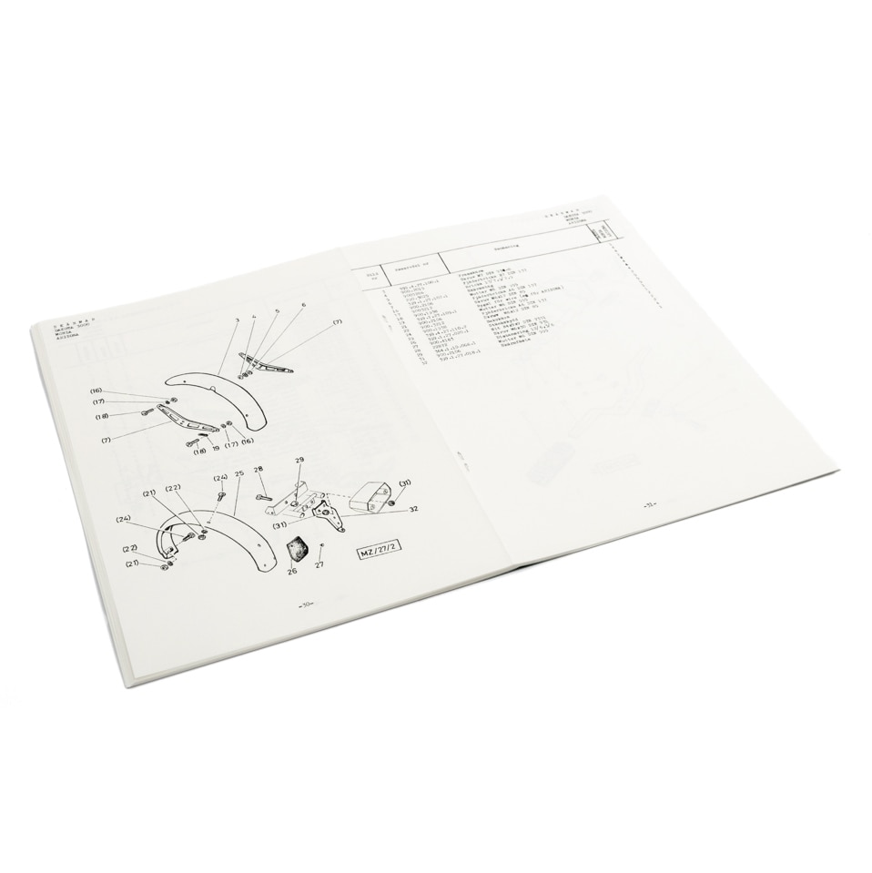 Reservdelskatalog (Puch Monza/Montana m.fl.)