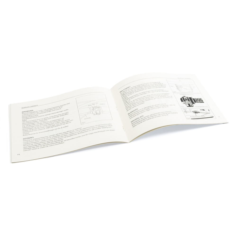 Instruktionsbok för MCB/Norsjö Transportmoped