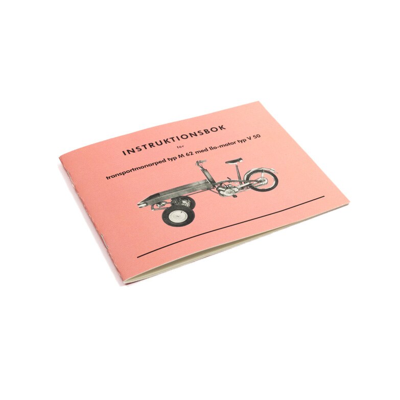 Instruktionsbok för Monark Transportmoped