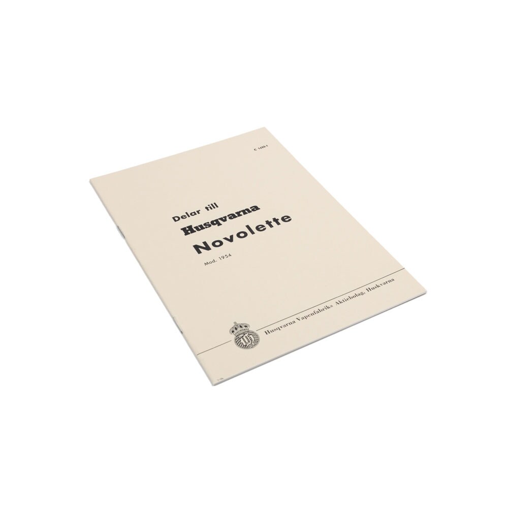 Reservdelskatalog (Husqvarna Novolette mod. 1954)