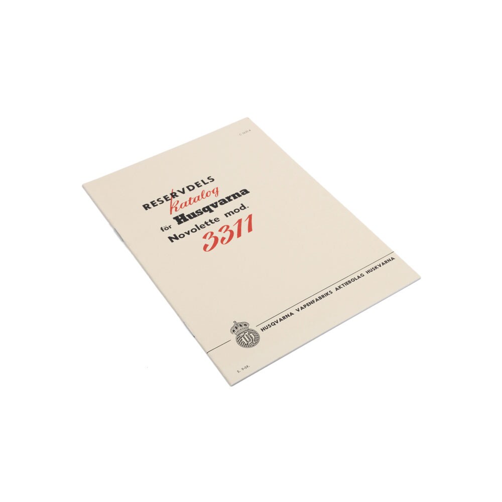 Reservdelskatalog (Husqvarna Novolette 3311)