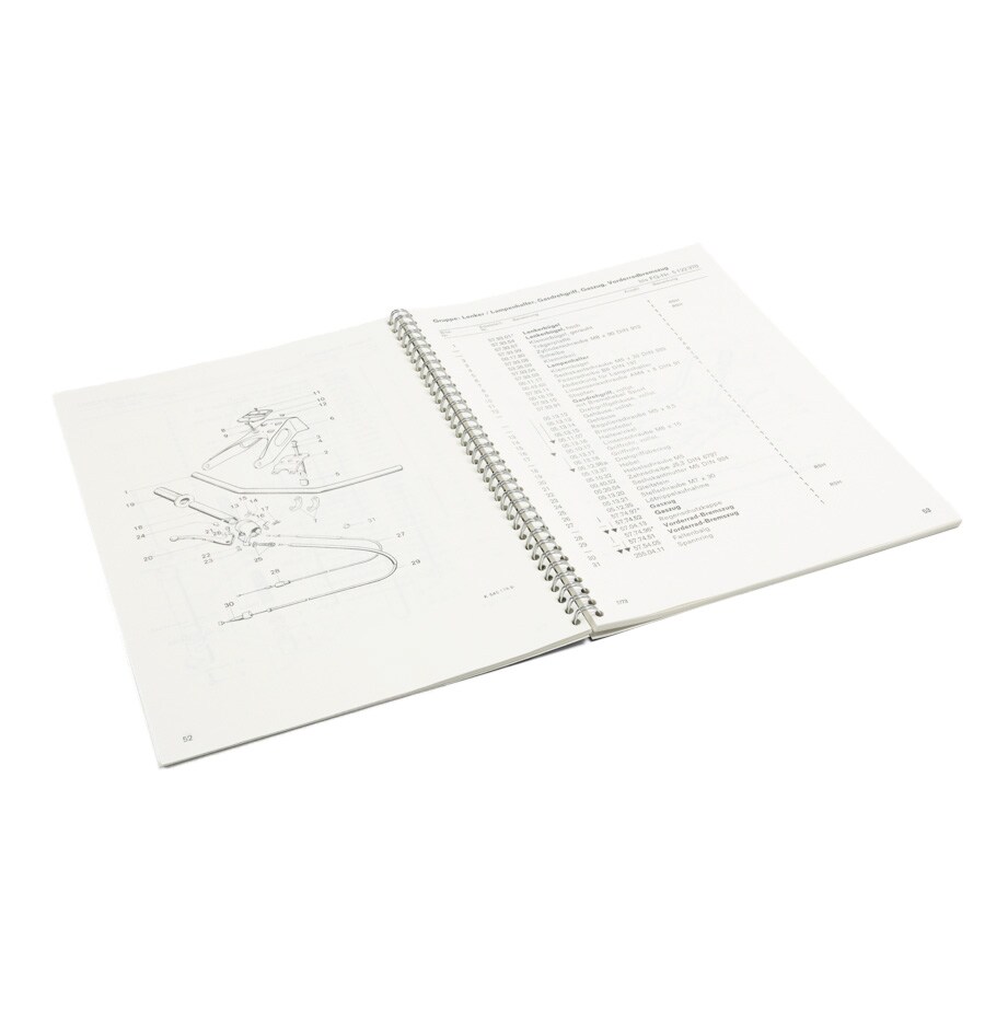 Reservdelskatalog för Kreidler Florett RS 1969-1974