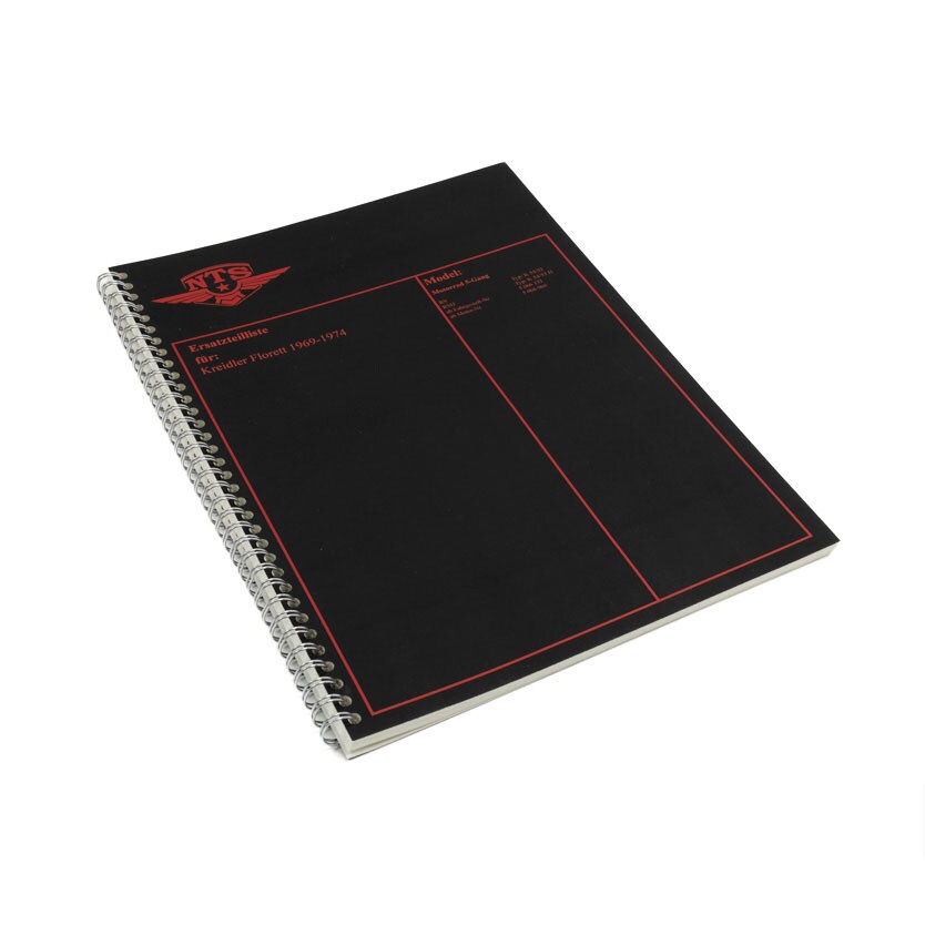 Reservdelskatalog för Kreidler Florett RS 1969-1974