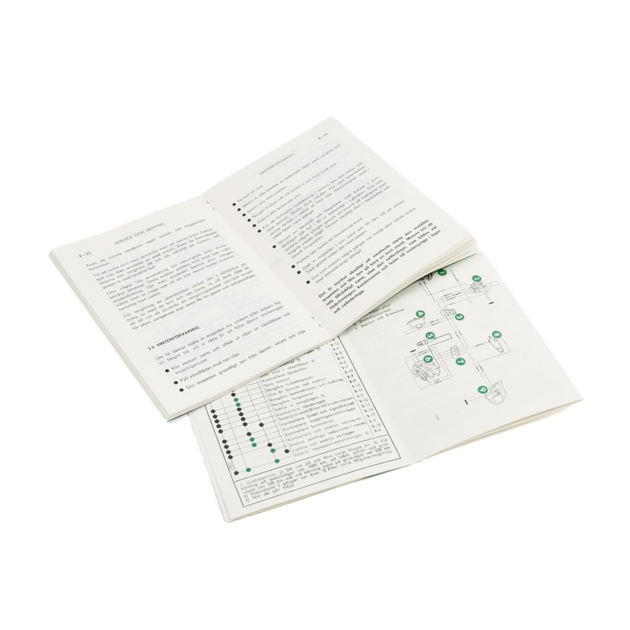 Instruktionsbok inkl. datablad (Puch MV50 DKF)