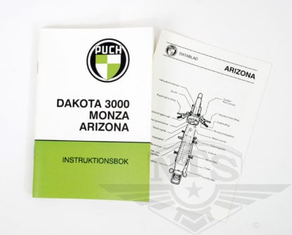 Instruktionsbok inkl. datablad (Puch Arizona)