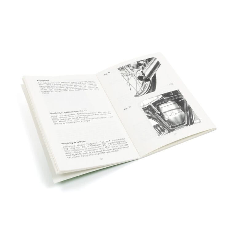 Instruktionsbok inkl. datablad (Puch Monza/Arizona/Dak.3000)