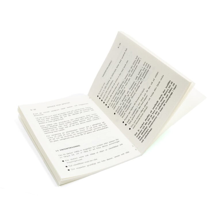 Instruktionsbok (Puch 1962-67)