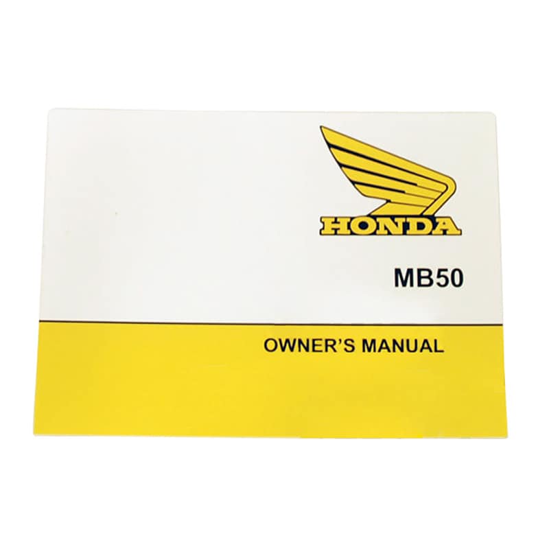 Instruktionsbok (Honda MB50)