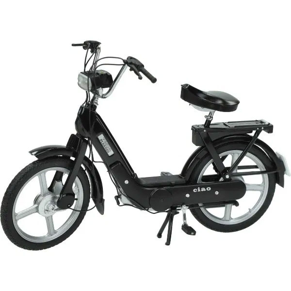 Modellmoped / samlarmoped Svart/1:10 (Piaggio Ciao)