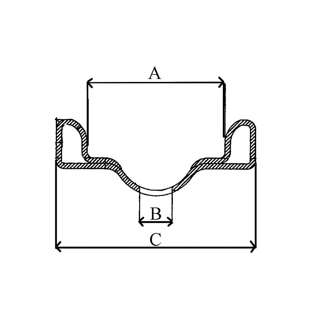 Fälgbana 1,6 x 16" (Honda/MCB)