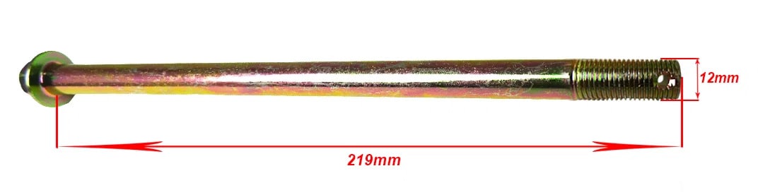 Axel M12 x 220mm (MCB/Honda/Suzuki/Yamaha)