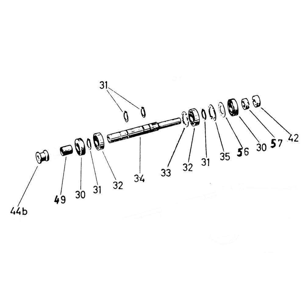 Reparationssats, baknav (Puch Alabama/Mexico)