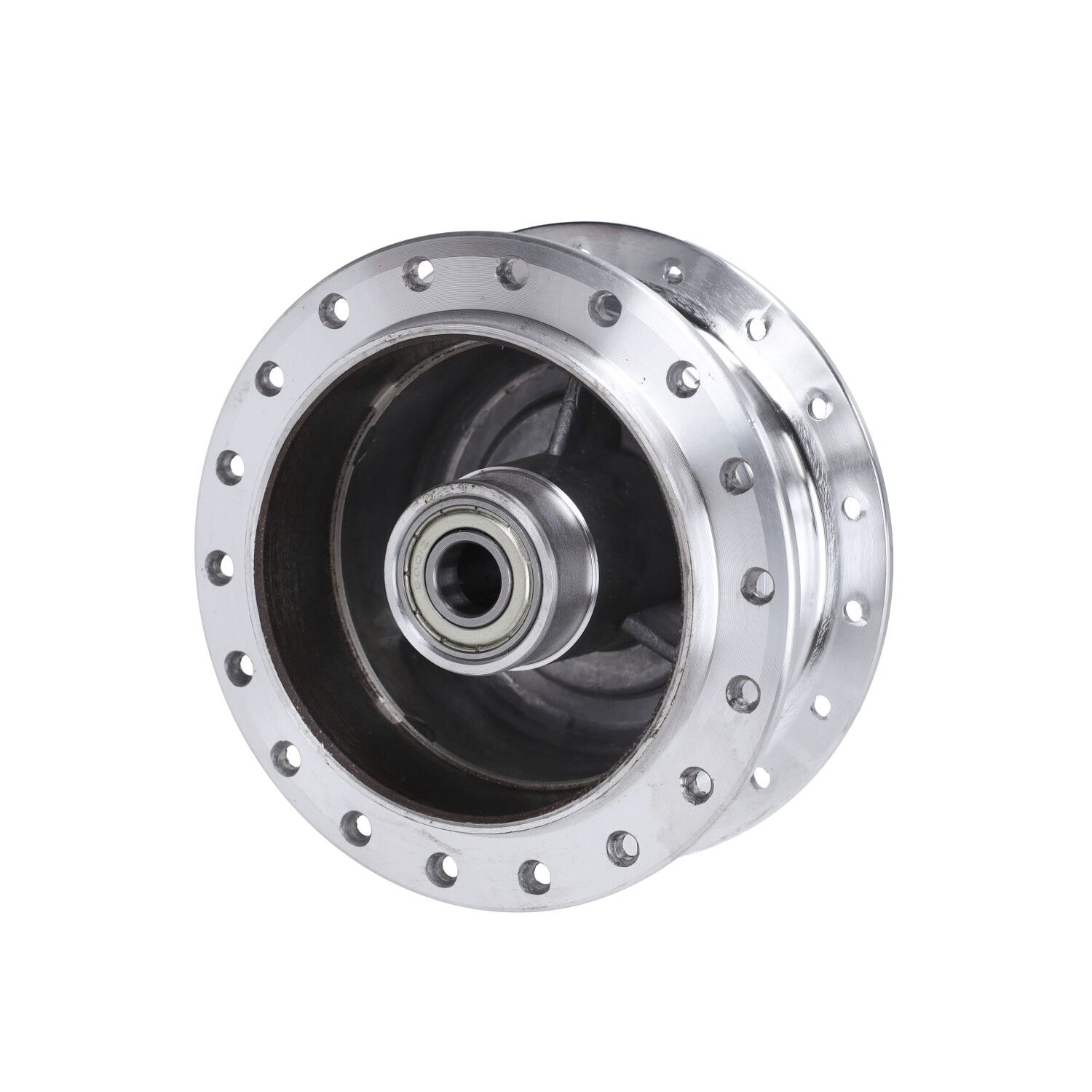 Hjulnav, fram/för ekerhjul/fasta lager/12mm axel (Puch Maxi)