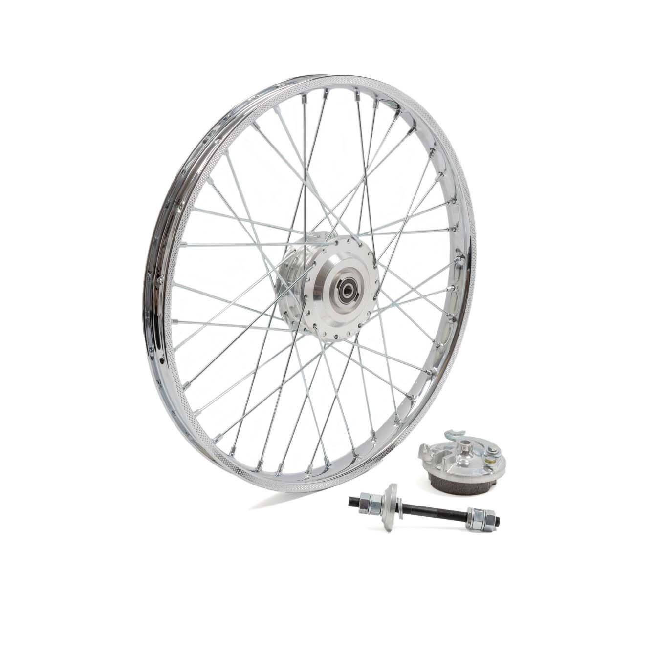 Hjul, fram, komplett 17"/eker (Puch Maxi)