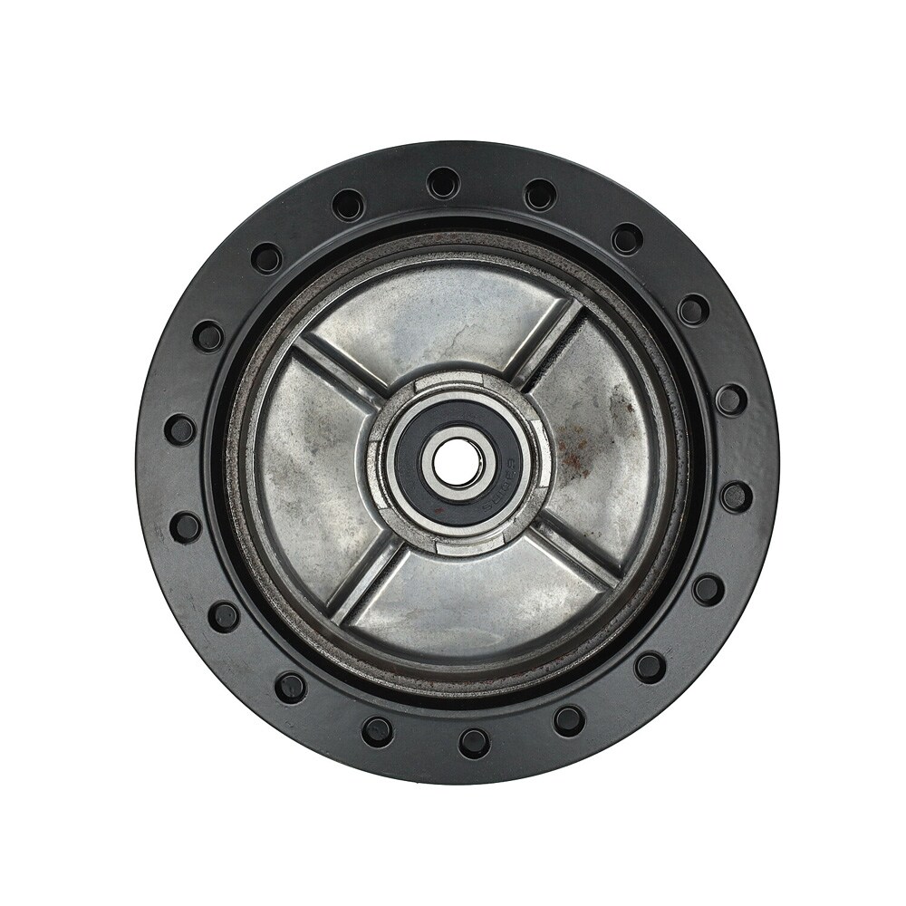 Nav framhjul, svart (Honda MT50)