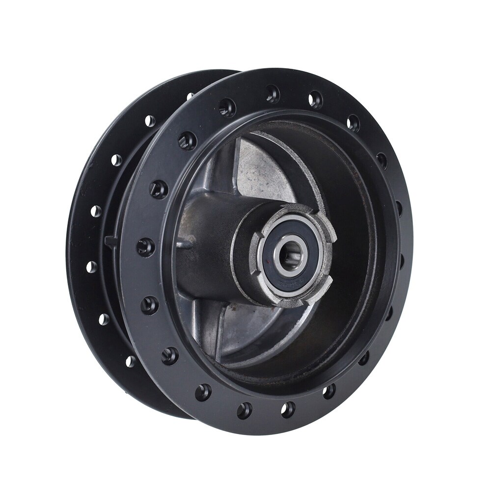 Nav framhjul, svart (Honda MT50)