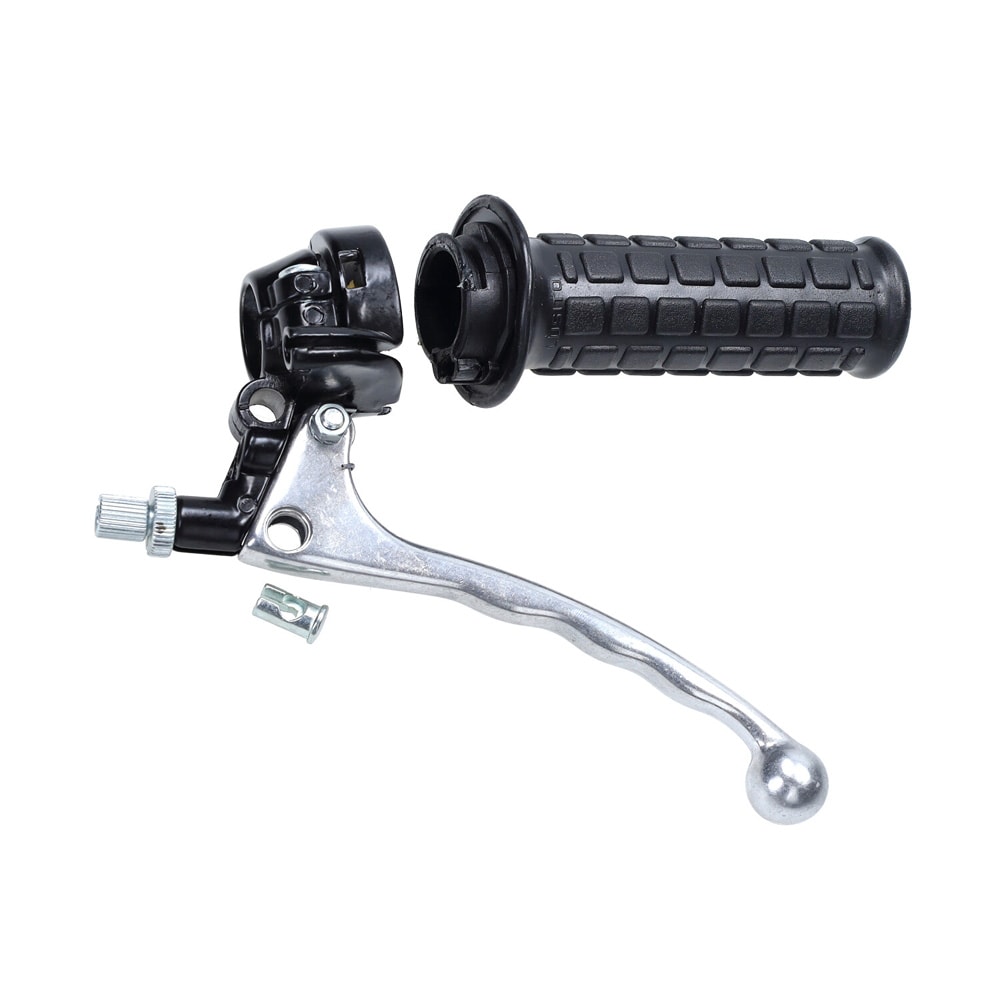 Gashandtag kompl. svart/alu, Lusito (Tomos A3/A35)