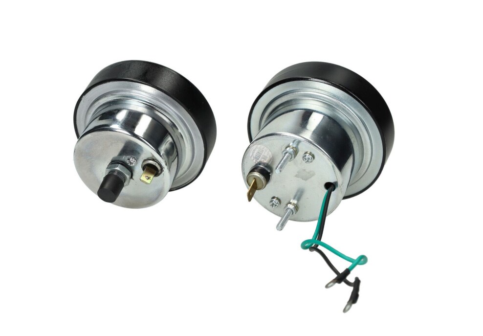 Hastighetsmätare & varvtalsräknare, Svart/grön