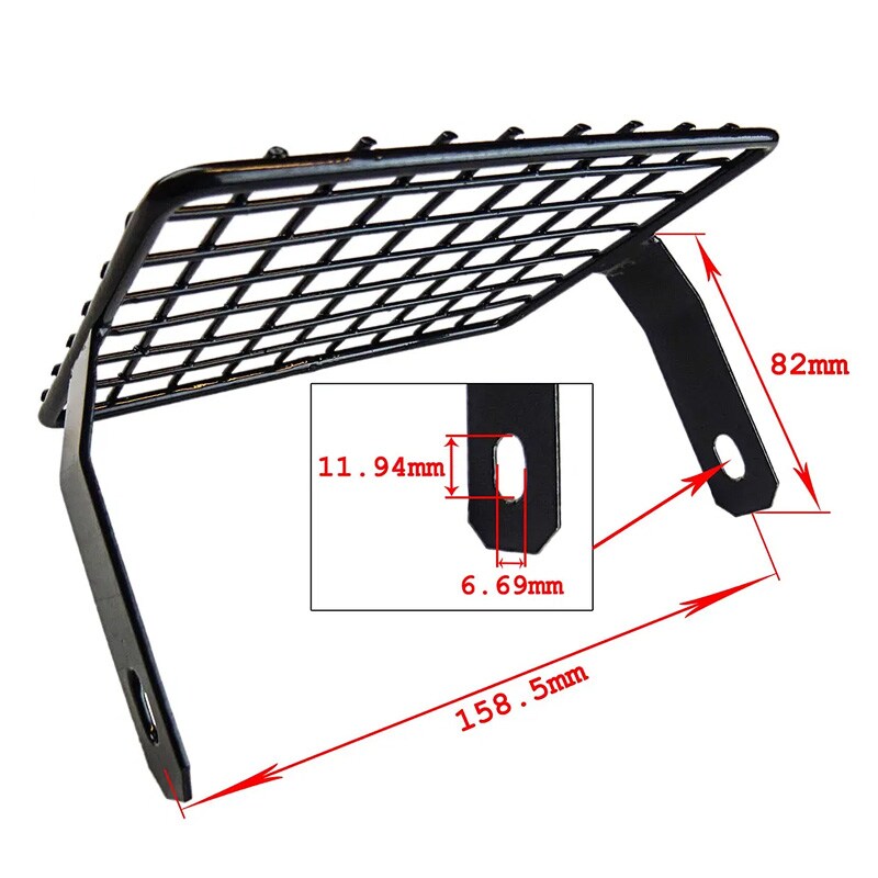 Lyktgaller fyrkantigt, svart (Tomos)