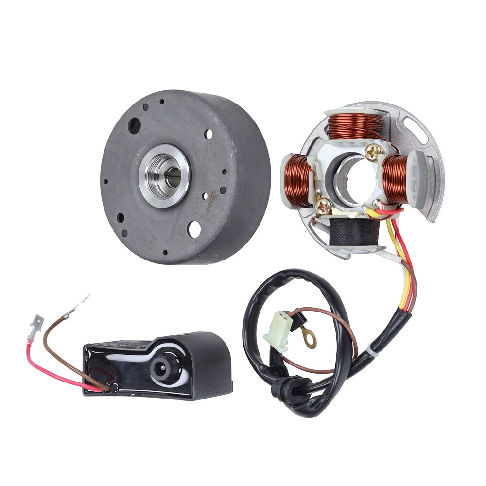 Tändsystem (tändplatta, svänghjul, tändspole) (Tomos A35/A55)