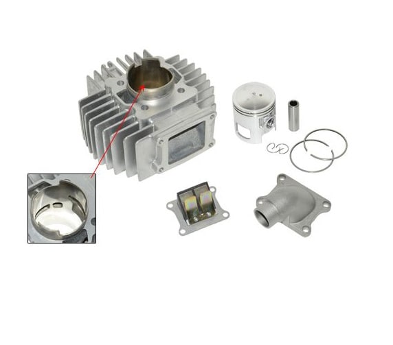 Cylindersats 45mm/70cc/Reedventil (Puch Maxi) DMP