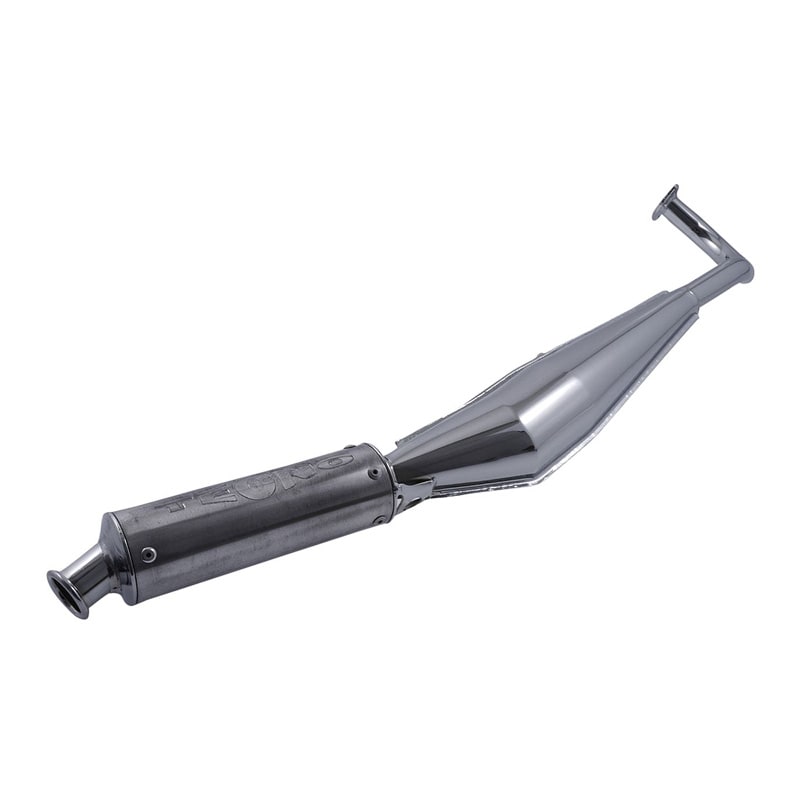Avgassystem 28mm aluminium/krom (Tomos A35)
