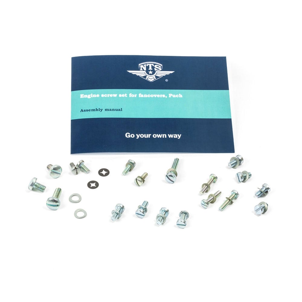 Skruvsats, fläktkåpor (Puch)