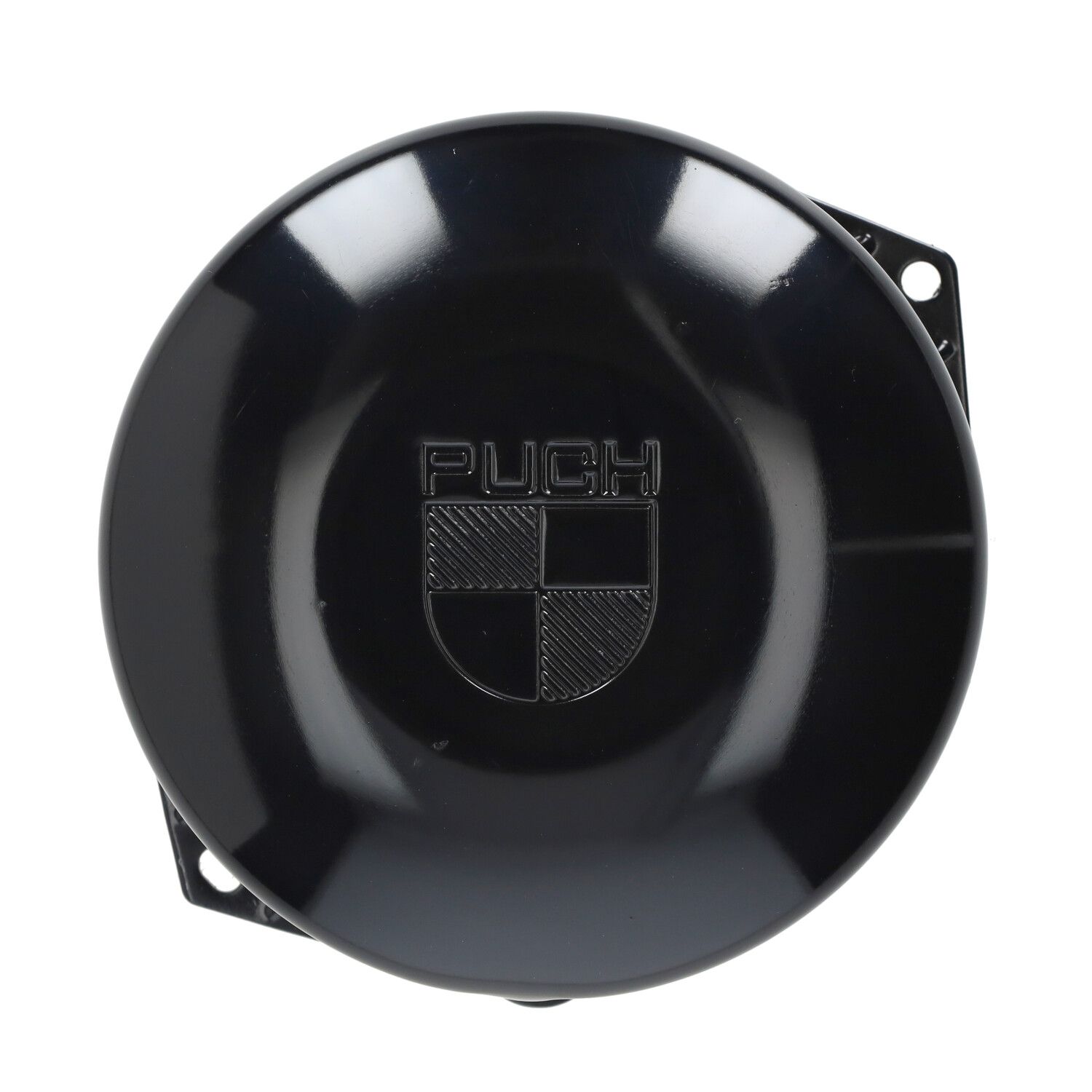 Generatorkåpa m. logo Svart (Puch Maxi/Magnum) Fast Arrow