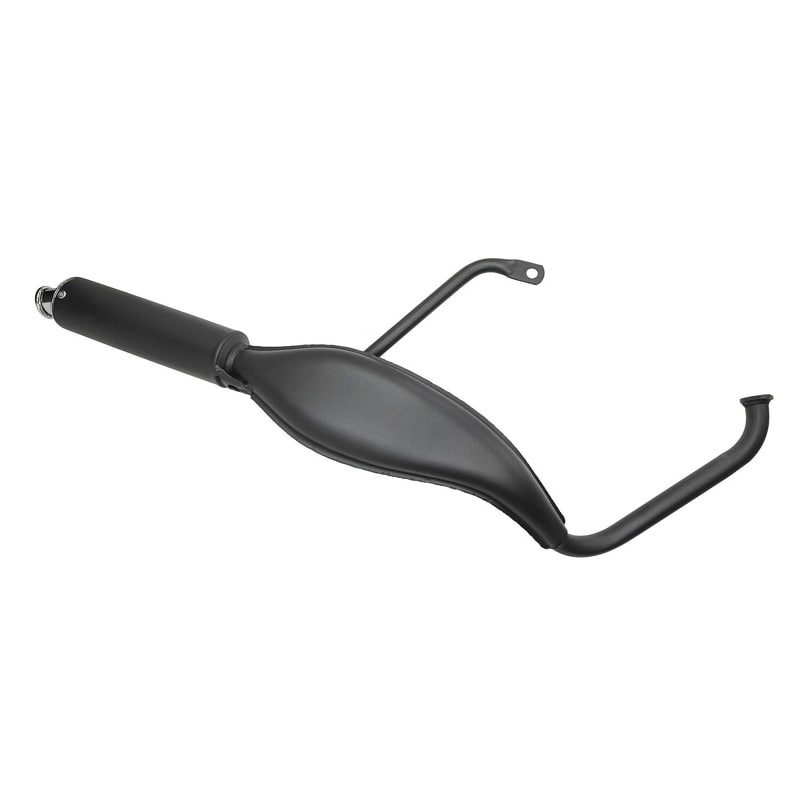 Avgassystem 28mm High Fish, svart - TECNO (Tomos A3/A35)