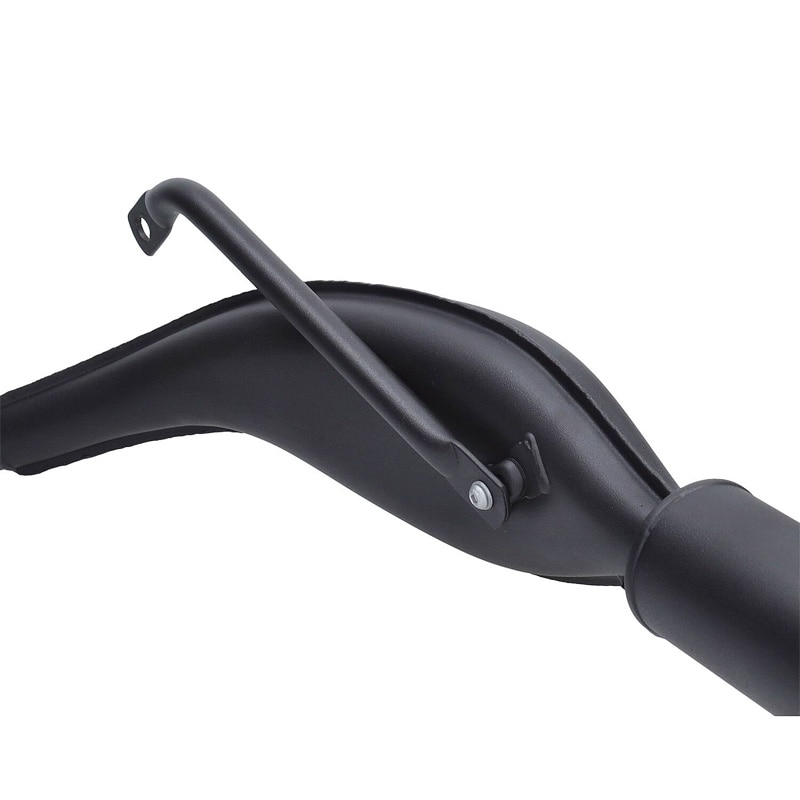 Avgassystem 28mm High Fish, svart - TECNO (Tomos A3/A35)