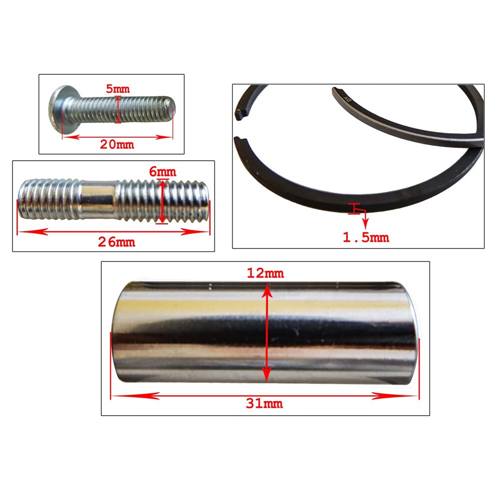 Cylindersats 38mm/50cc, aluminium - AIRSAL Sport (Tomos A35)