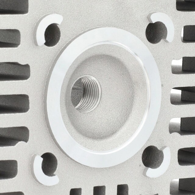 Topplock 38mm, högkomp, aluminium (Tomos A35)