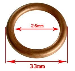 Avgaspackning 26mm (Sachs 2/3 vxl)