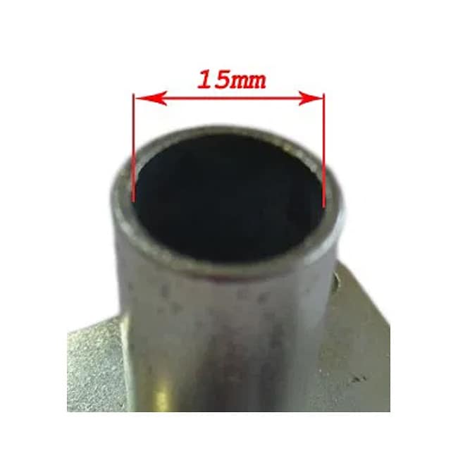 Insugsrör 15mm, rakt (Tomos A35)