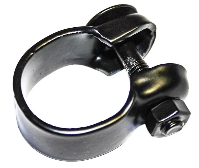 Avgasklammer, std, Svart (Piaggio Ciao)