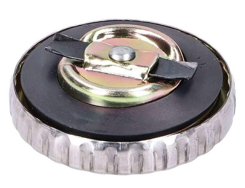 Tanklock Ø 30mm/Krom m. logo/Bajonett (Puch)