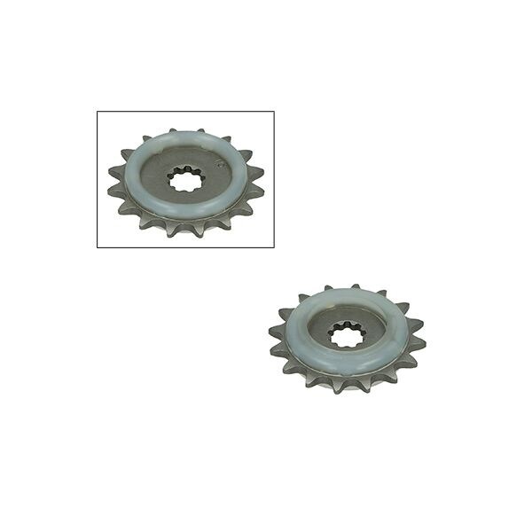 Framdrev 16 kugg/m. gummi (Puch Maxi)
