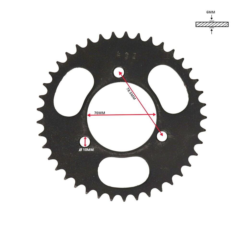 Bakdrev 41 kugg (Honda MB50/MT50)