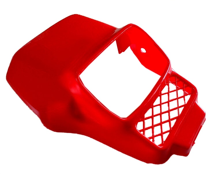 Strålkastarkåpa, Röd, mörk nyans (Honda MT50)