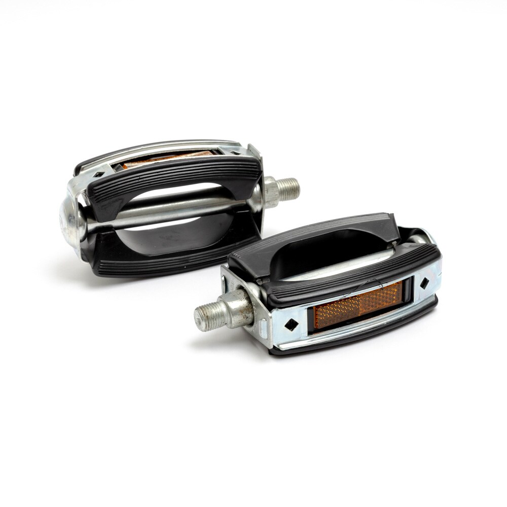 Pedalsats 1/2" Svart/n. reflex (Universal)