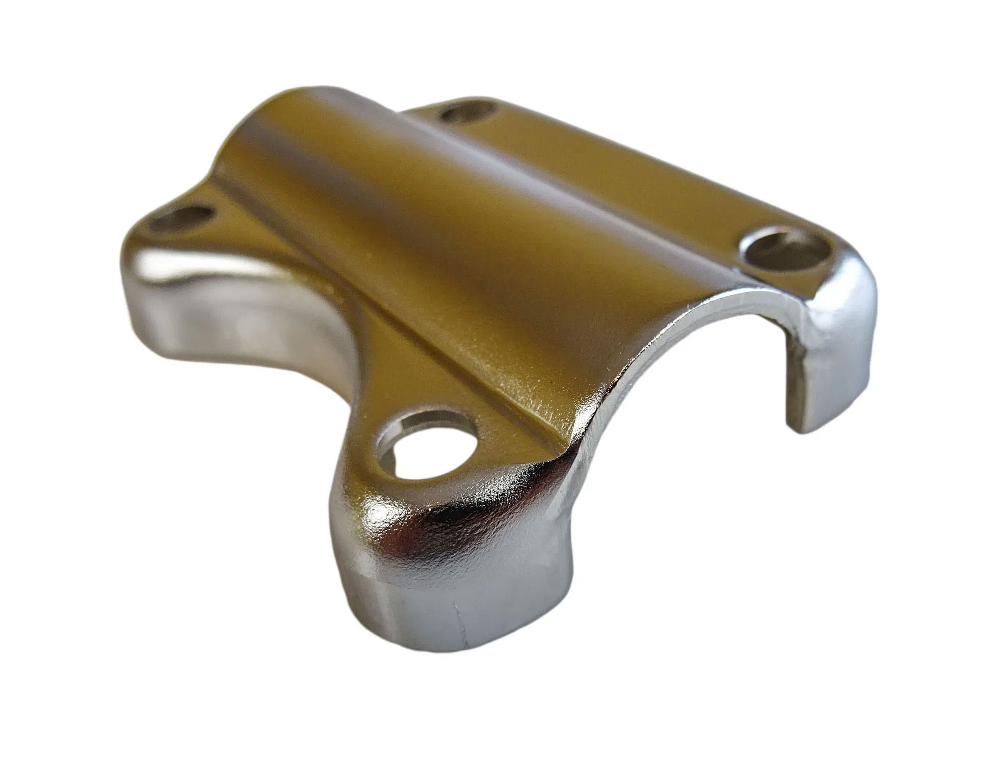 Styrklämma, krom, framgaffel (Puch Maxi)