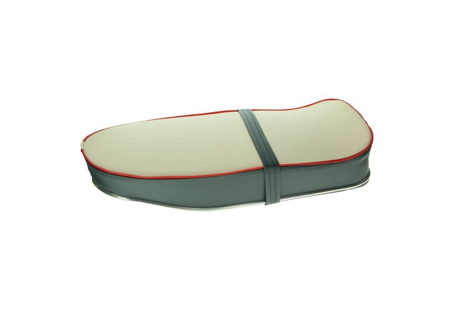 Sadelklädsel cream/grå, Kreidler 65-68