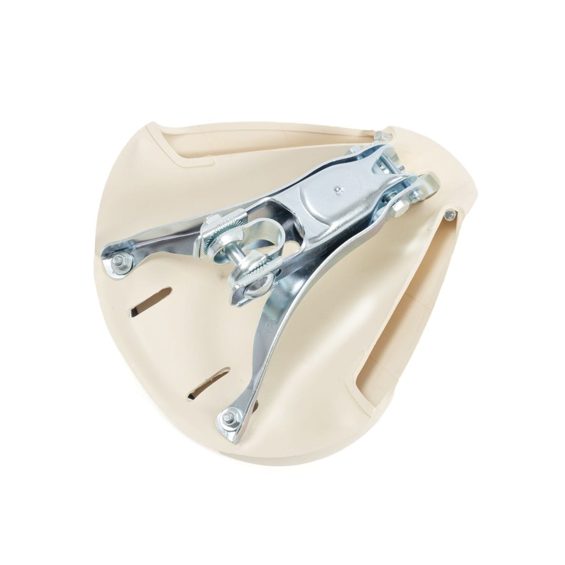 Sadel "BTG"/Vit, Cremefärgad (Puch/Tomos/Zündapp) NTS